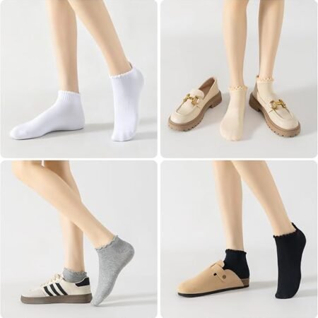 Women's Ankle Socks 3 Pairs Soft Stretch Everyday Casual Low Cut Socks