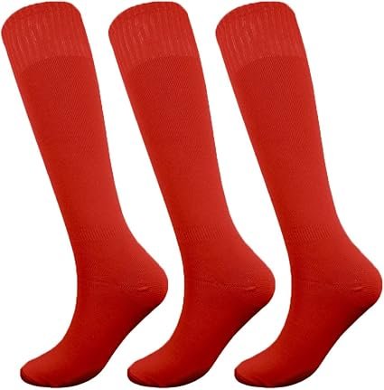 Women's Athletic Knee High Socks 3 Pairs Soft Stretch Sports Socks for Running and Training