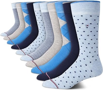 Men's Sheer Dress Socks 6 Pairs Lightweight Transparent Business Socks for Formal and Office Wear