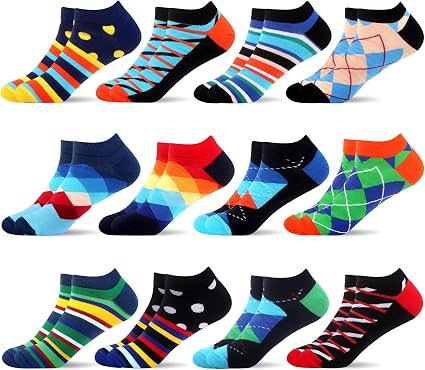 Women's Low Cut No Show Socks 12 Pairs Breathable Stretch Casual Ankle Socks